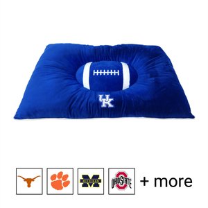 Pets First NCAA Football Pillow Dog Bed, Kentucky Wildcats