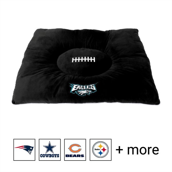 Pets First NFL Football Pillow Dog Bed, Philadelphia Eagles slide 1 of 3