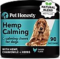 PetHonesty Calming Hemp Chicken Flavored Soft Chews Supplement for Dogs, 90 count