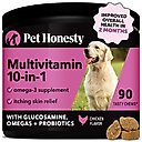 PetHonesty Multivitamin 10-in-1 Chicken Flavored Soft Chews Multivitamin for Dogs, 90-count