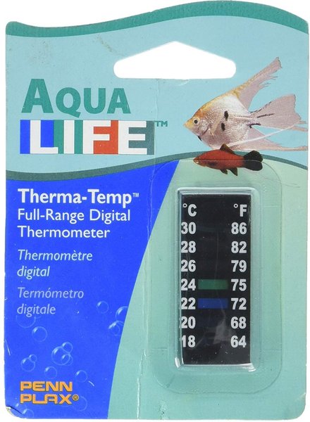 Penn-Plax AquaLIFE Therma-Temp Digital Aquarium Thermometer, 2-in slide 1 of 3