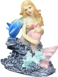 Penn-Plax Mermaid Aquarium Ornament, Small