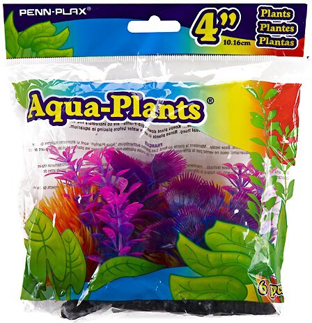 Penn-Plax Betta Multi-Color Aquarium Plants, 6 count slide 1 of 2