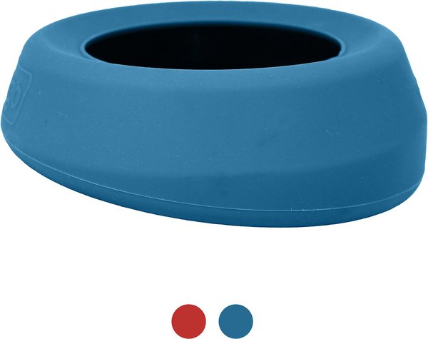 Kurgo Splash Free Wander Dog Water Bowl, Blue, 24-oz slide 1 of 8