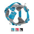 Kurgo Journey Air Polyester Reflective No Pull Dog Harness, Coastal Blue/Charcoal, X-Small: 12 to 18-in chest