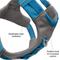 Show in main carousel: Kurgo Journey Air Polyester Reflective No Pull Dog Harness, Coastal Blue/Charcoal, X-Small: 12 to 18-in chest slide 8 of 11