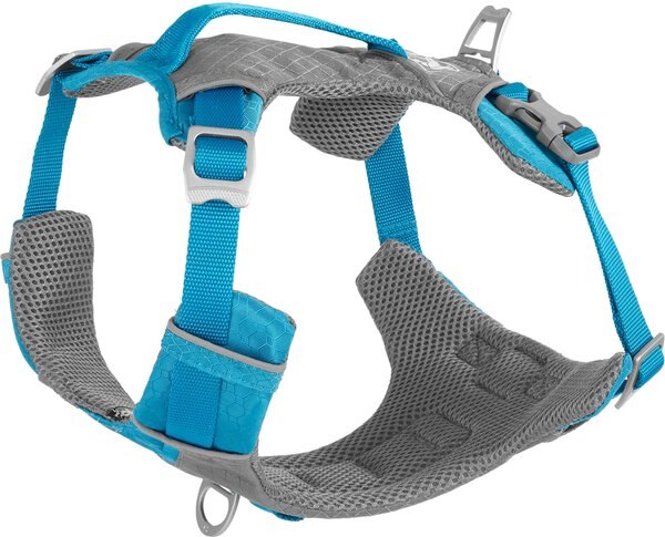 Kurgo Journey Air Polyester Reflective No Pull Dog Harness, Coastal Blue/Charcoal, Medium: 18 to 28-in chest slide 1 of 9