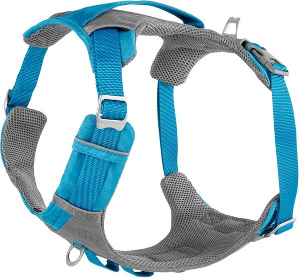 Kurgo Journey Air Polyester Reflective No Pull Dog Harness, Coastal Blue/Charcoal, X-Large: 28 to 44-in chest slide 1 of 9