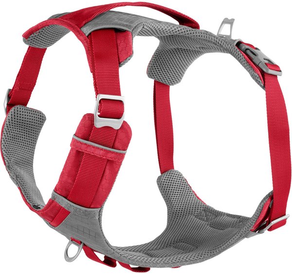 Kurgo Journey Air Polyester Reflective No Pull Dog Harness, Chili Red/Charcoal, X-Large: 28 to 44-in chest slide 1 of 9
