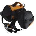 Kurgo Baxter Dog Backpack, Baxter, Black/Orange