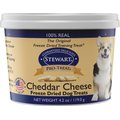 Stewart Pro-Treat Cheddar Cheese Freeze-Dried Dog Treats, 4.2-oz tub