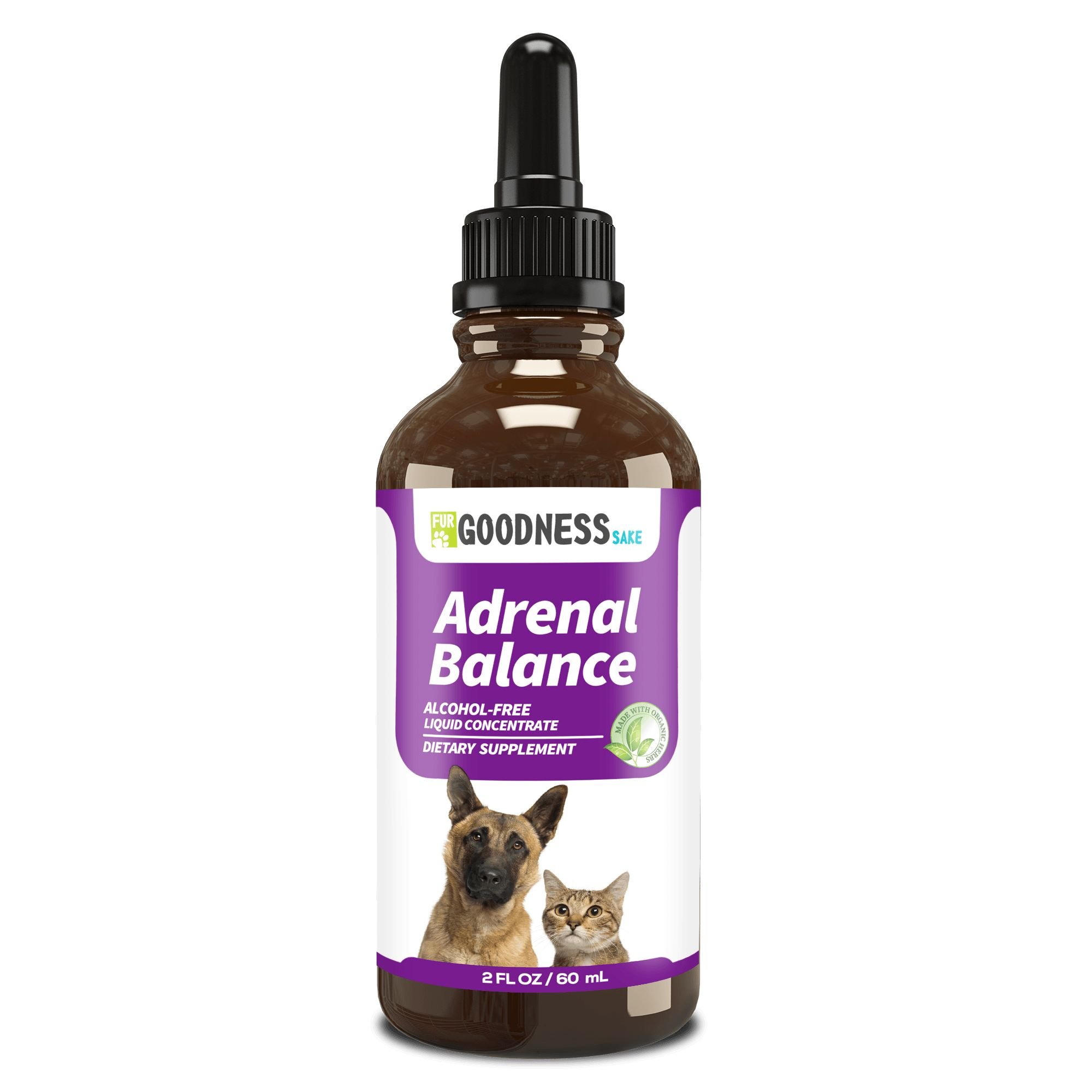 Fifth and Fido Adrenal Balance Liquid Hormone Supplement for Dogs