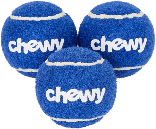 Frisco Chewy Fetch Squeaky Tennis Ball Dog Toy, 3 count slide 1 of 2
