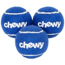 Frisco Chewy Fetch Squeaky Tennis Ball Dog Toy, Medium, 3 count