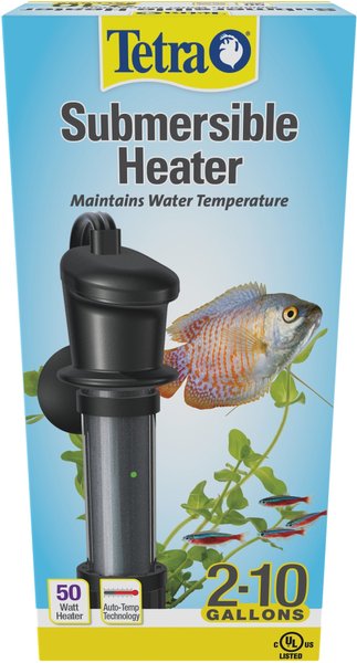 Tetra HT10 Submersible Aquarium Heater & Electronic Thermostat, 50-watt slide 1 of 5
