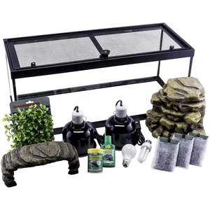 Tetrafauna Aquatic Turtle Deluxe Aquarium Kit, 20-gal