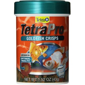 Tetra TetraPro Goldfish Crisps Fish Food, 1.52-oz