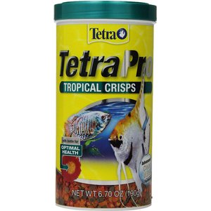 Tetra TetraPro Goldfish Crisps Fish Food, enhanced with biotin for optimal  health, 7.90 oz