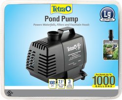 Tetra Water Garden Pond Pump, 1000-gph