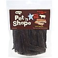 Pet 'n Shape Beef Lung Strips Dog Treats, 12-oz bag
