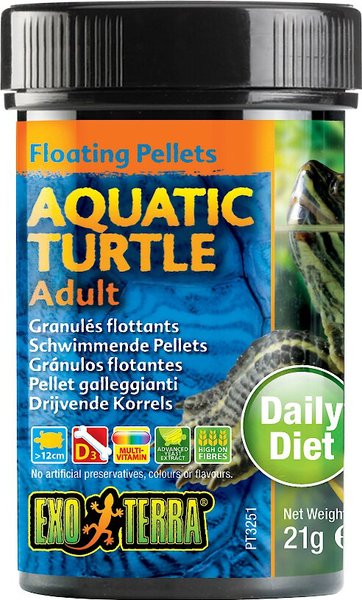 Exo Terra Floating Pellets Adult Aquatic Turtle Food, 0.7-oz jar slide 1 of 1