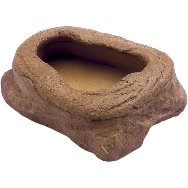 Roll Ceramic Worm Dish Meal Lizards Cragons Reptile for food mealworm 