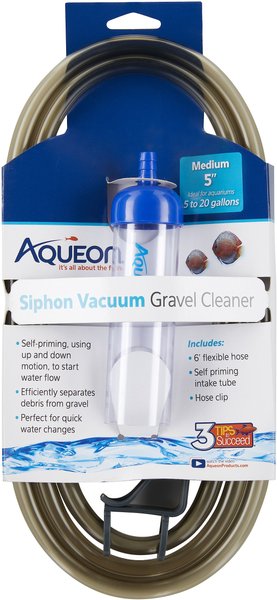 Aqueon Aquarium Siphon Vacuum Aquarium Gravel Cleaner, 5-in slide 1 of 11