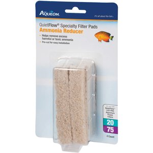 Aqueon QuietFlow 20/75 Ammonia Reducing Specialty Filter Pad
