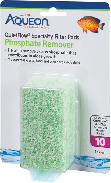 Aqueon QuietFlow 10 Phosphate Reducing Specialty Filter Pad, 4 count slide 1 of 9