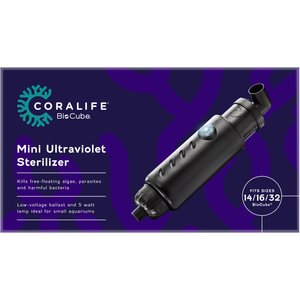 Coralife BioCube Aquarium Mini Ultraviolet Sterilizer