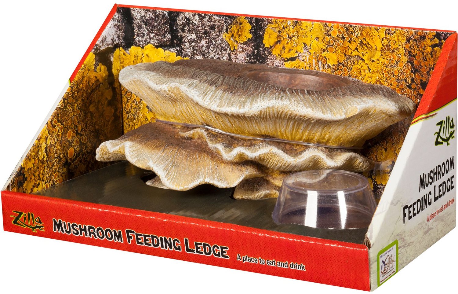Zilla Vertical Decor Mushroom Feeding Ledge