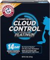 Arm & Hammer Litter Cloud Control Platinum Multi-Cat Clumping Cat Litter with Hypoallergenic Light Scent, 37-lb box