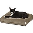 LA-Z-BOY Rosie Lounger Bolster Dog Bed with Removable Cover, Taupe ...