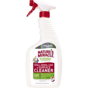 Nature's Miracle Small Animal Cage Cleaner Spray, 24-oz bottle