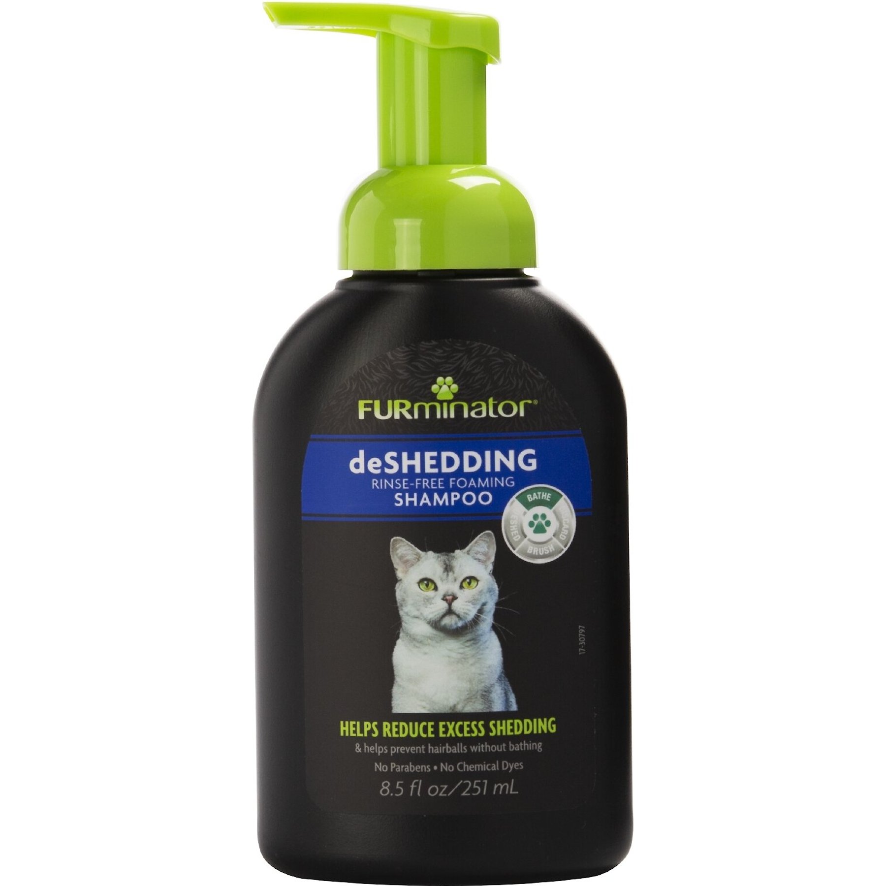 Furminator deshedding rinse free 2025 foaming shampoo for cats