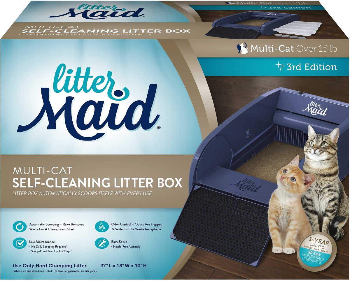 LITTERMAID Automatic MultiCat SelfCleaning Cat Litter Box