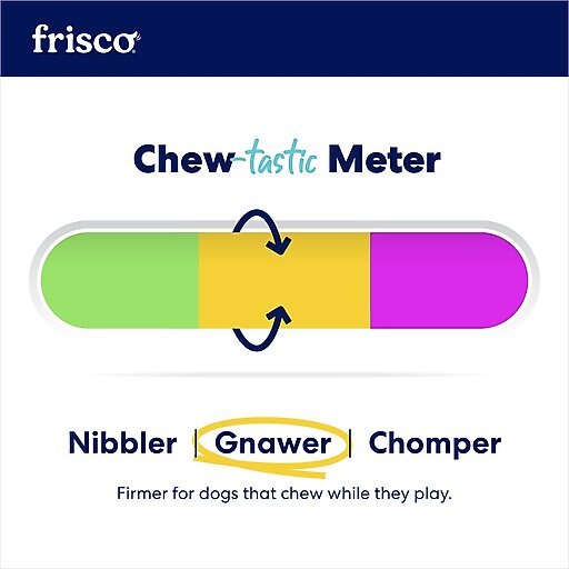 Frisco Flying Saucer Rubber Treat Dispenser Dog Toy, Medium/Large