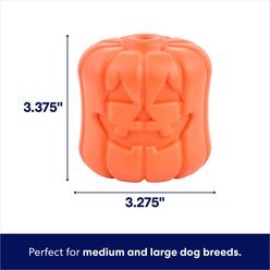 Frisco Halloween Pumpkin Rubber Treat Dispenser Dog Toy, Medium/Large slide 2 of 7