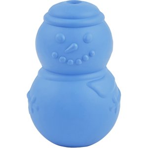 Frisco Holiday Snowman Rubber Treat Dispenser Dog Toy