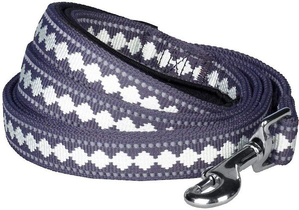 Blueberry Pet 3M Jacquard Nylon Reflective Dog Leash, Purple Grey, Medium: 5-ft long, 3/4-in wide slide 1 of 6
