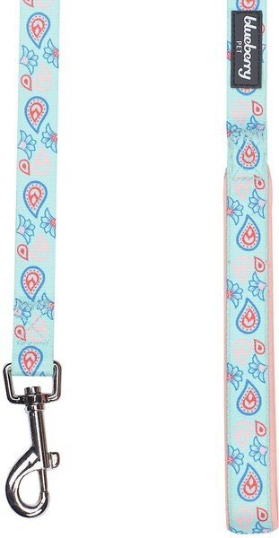 Blueberry Pet Spring Paisley Flower Polyester Dog Leash