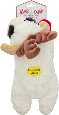 Show full view: Multipet Antler Lamb Chop Dog Toy, Medium slide 3 of 6