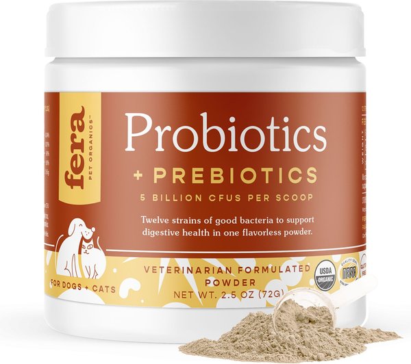 Fera Pet Organics Probiotics with Organic Prebiotics for Dogs & Cats, 72-g slide 1 of 7