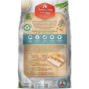 Chicken Soup for the Soul Kitten Chicken, Brown Rice & Pea Recipe Dry Cat Food, 13.5-lb bag