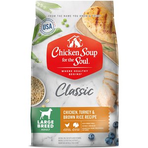 Chicken Soup for the Soul Large Breed Chicken, Turkey & Brown Rice Recipe Dry Dog Food, 13.5-lb bag