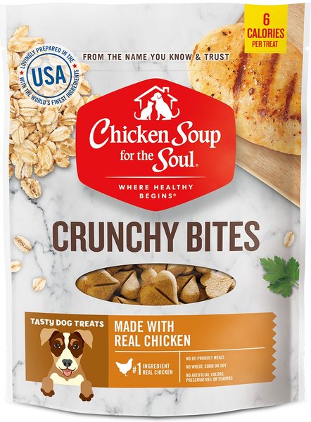 Chicken Soup for the Soul Crunchy Bites Chicken Dog Treats slide 1 of 6