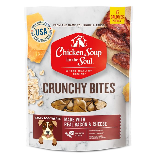 Chicken Soup for the Soul Crunchy Bites Bacon & Cheese Dog Treats