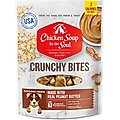 Chicken Soup for the Soul Crunchy Bites Peanut Butter Dog Treats, 12-oz bag