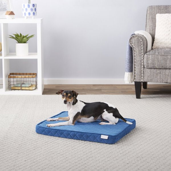 FRISCO Quilted Orthopedic Pillow Lounger Cat & Dog Bed with Removable