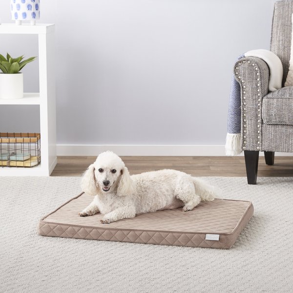 FRISCO Quilted Orthopedic Pillow Lounger Cat & Dog Bed with Removable